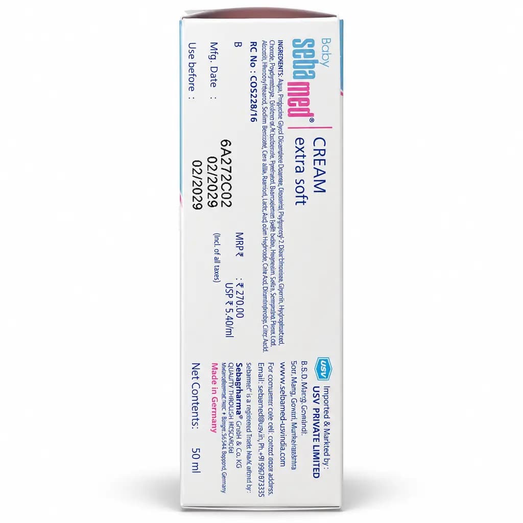 Baby Sebamed Cream Extra Soft with Panthenol – 50 ml thumbnail 3