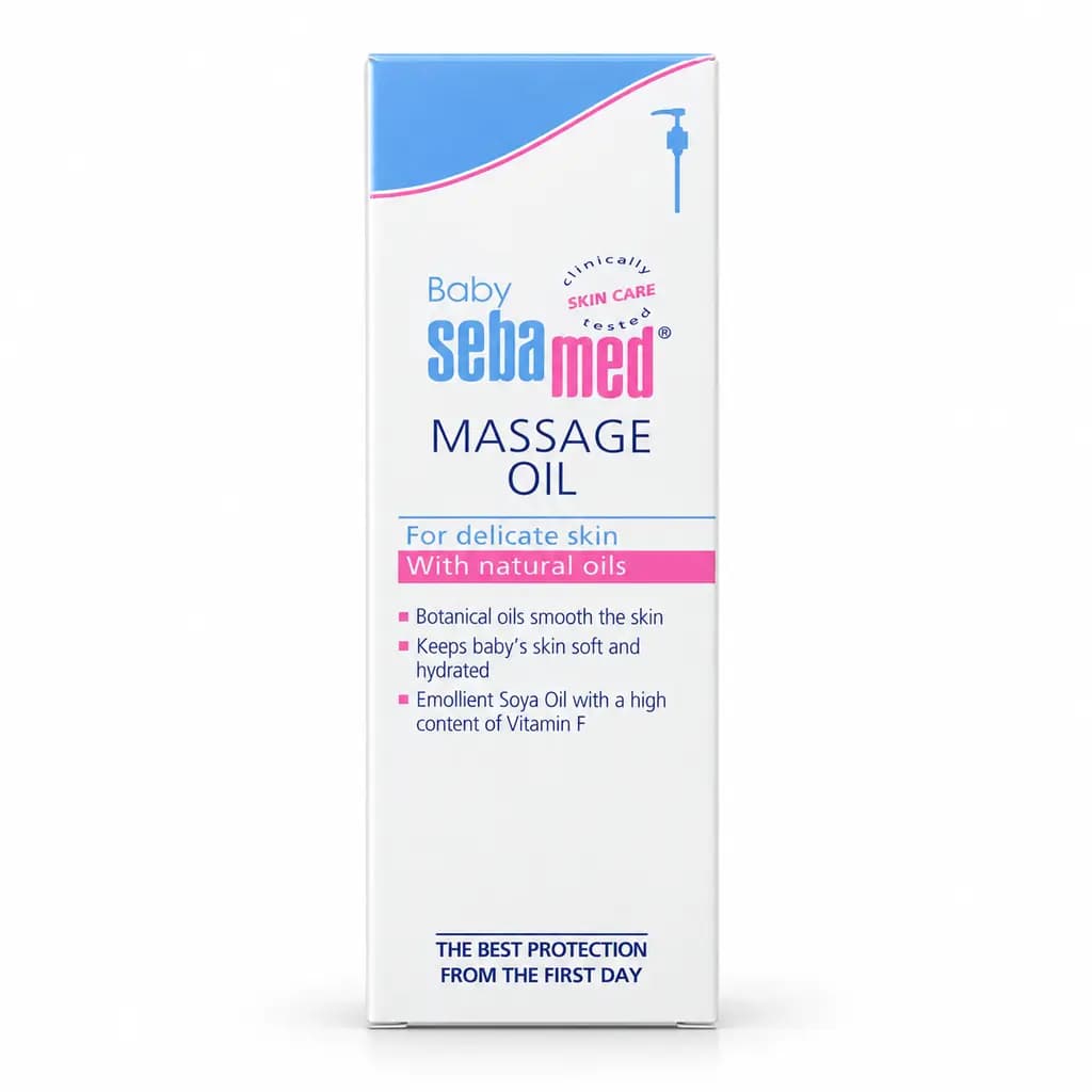 Baby Sebamed Massage Oil with Natural Oils – 150 ml thumbnail 2