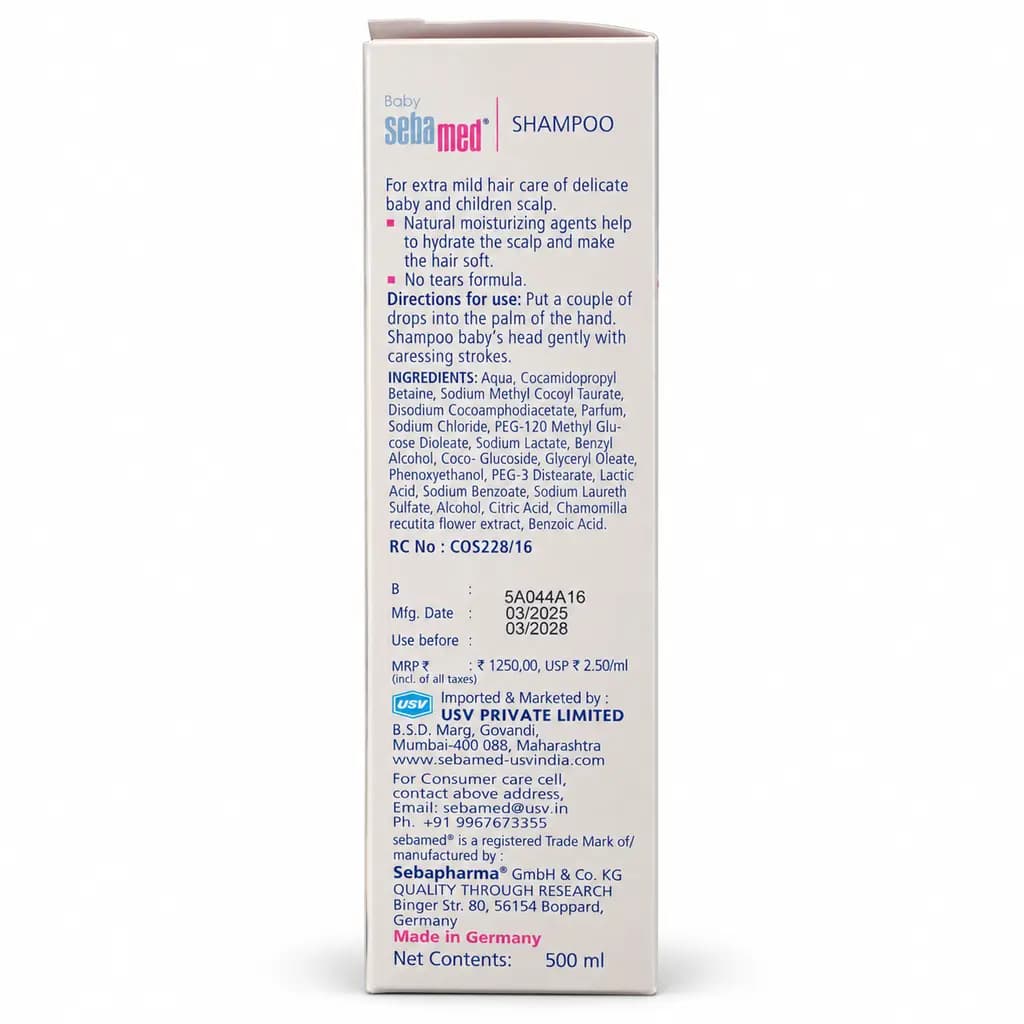 Baby Sebamed Shampoo with Camomile – pH 5.5 thumbnail 3