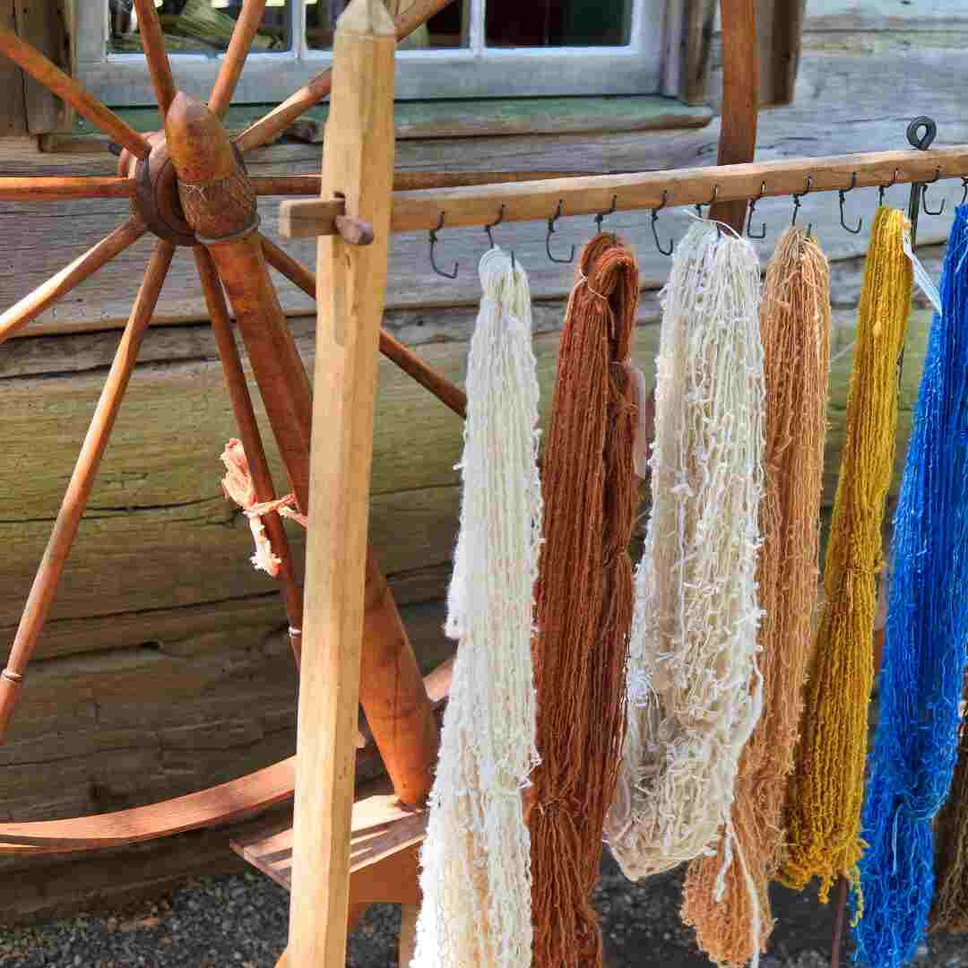 Spinning yarn
