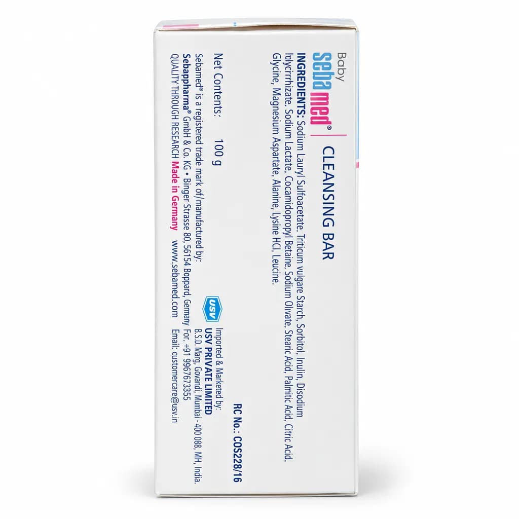 Baby Sebamed Cleansing Bar with Panthenol – pH 5.5 thumbnail 4
