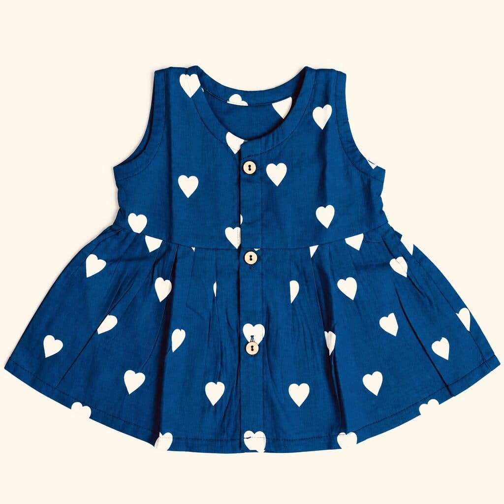 Pure Cotton Front Open Button Frock thumbnail 2