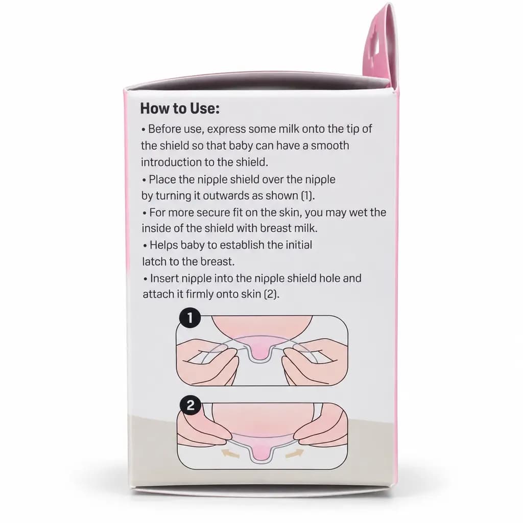 Pigeon Natural Feel Nipple Shield – Silicone Breastfeeding Support Shield thumbnail 4