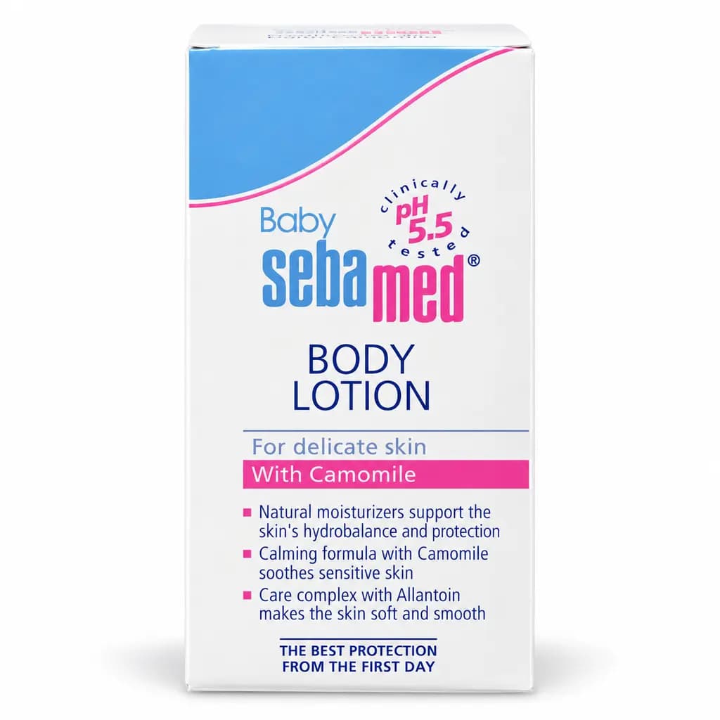 Baby Sebamed Body Lotion with Camomile – pH 5.5
