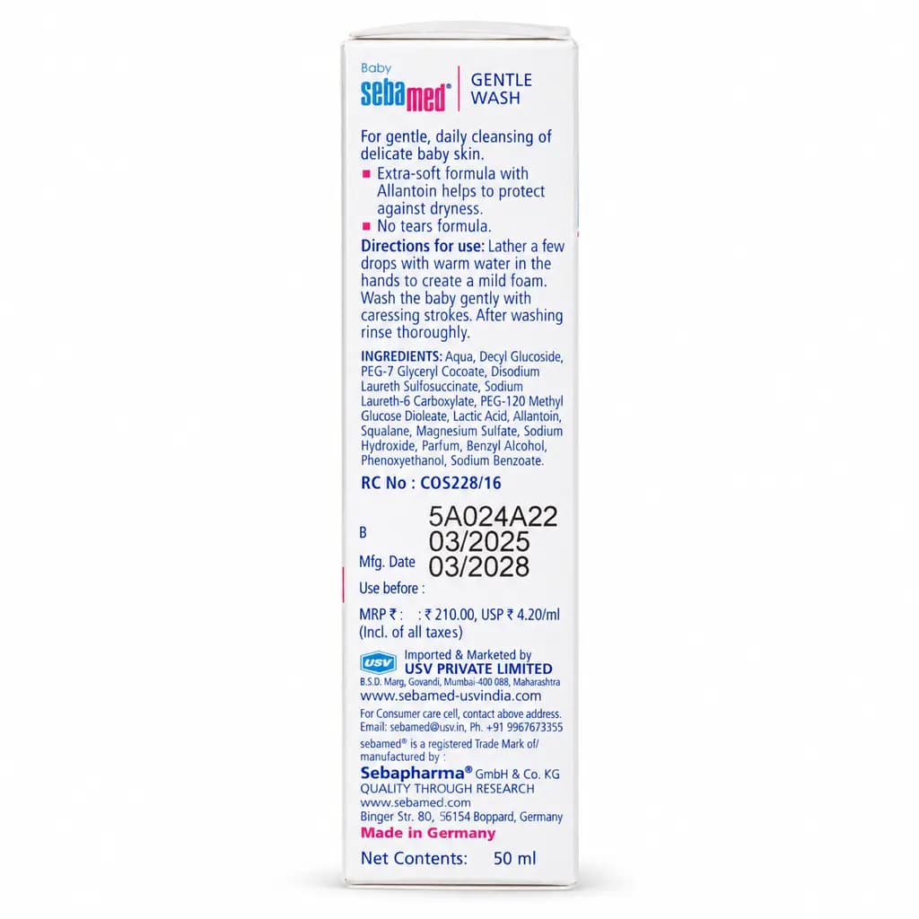 Baby Sebamed Gentle Wash with Allantoin – pH 5.5 thumbnail 3