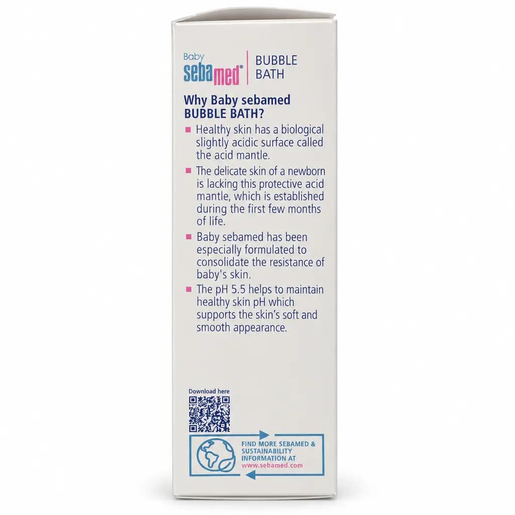 Baby Sebamed Bubble Bath with Camomile – 200 ml thumbnail 2