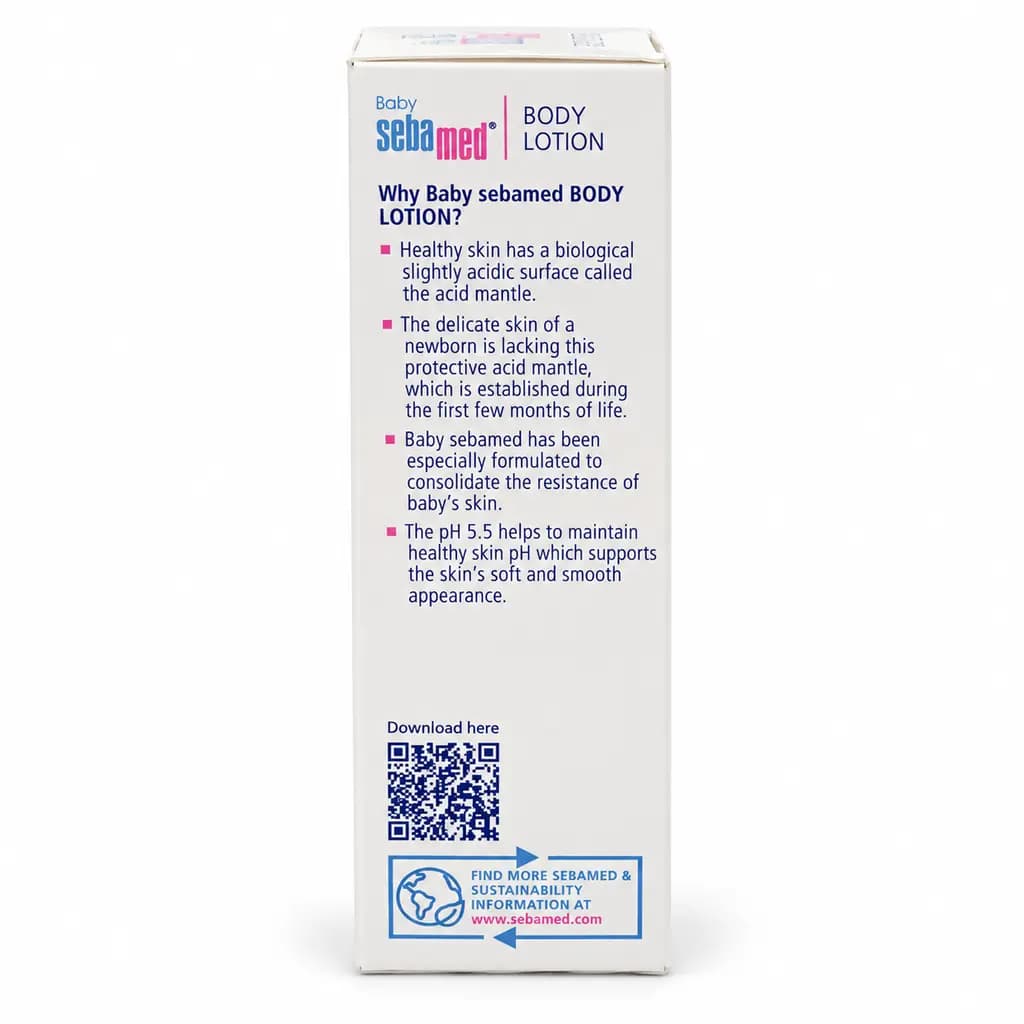 Baby Sebamed Body Lotion with Camomile – pH 5.5 thumbnail 4