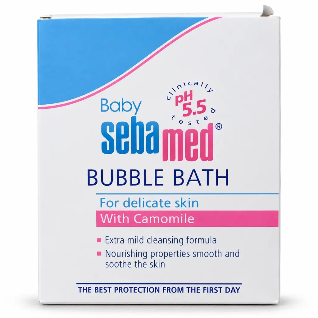 Baby Sebamed Bubble Bath with Camomile – 200 ml - Image 1