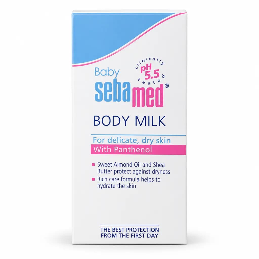 Baby Sebamed Body Milk with Panthenol – pH 5.5